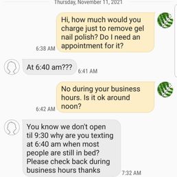 Super rude response. There are nicer ways this could have been handled. Customer service seems to be a challenge.