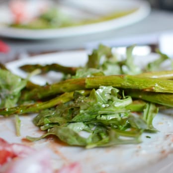Custom Pie and Bar - Asparagus salad. Yum! - Pizza Near Me - Moorpark, California Custom Pie and Bar - Asparagus salad. Yum! - Pizza Near Me - Moorpark, California