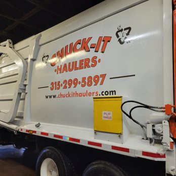 Chuck-It Haulers - Front loader after decal - Junk Removal & Hauling Near Me - Syracuse, New York