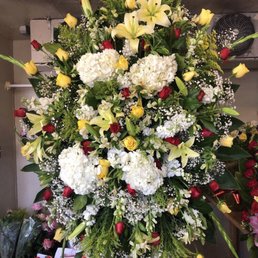 Floral arrangement for funeral service Floral arrangement for funeral service