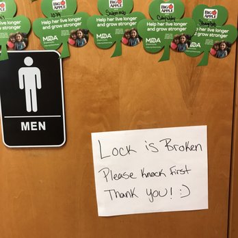 Dunkin' - a sign on a door with stickers on it - Donuts Near Me - Bath, Maine Dunkin' - a sign on a door with stickers on it - Donuts Near Me - Bath, Maine
