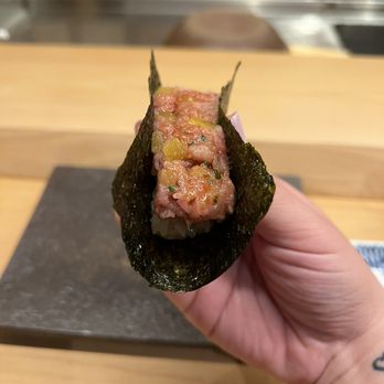 KEN - Torotaku (?) hand roll (yum) - Japanese Near Me - San Francisco, California KEN - Torotaku (?) hand roll (yum) - Japanese Near Me - San Francisco, California