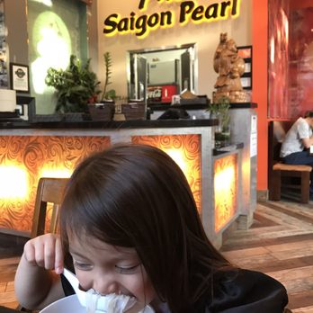 Pho Saigon Pearl - I had to reminded her to slow down lol. Next time I'm not sharing:-) - Vietnamese Near Me - Irvine, California