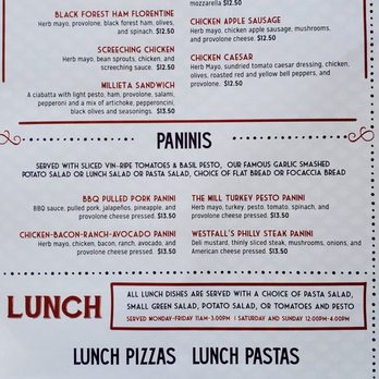 The Mill Restaurant - Lunch sandwich menu - Pizza Near Me - Murrieta, California The Mill Restaurant - Lunch sandwich menu - Pizza Near Me - Murrieta, California