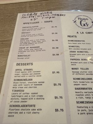 Menu photo 2 Mama G’s Sarasota, FL Menu photo 2 Mama G’s Sarasota, FL