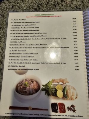Menu photo 2 Pho Saigon 8 Las Vegas, NV