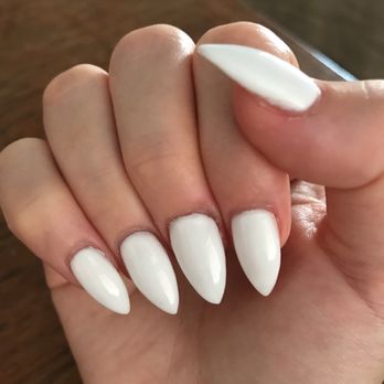 New York Nails - Love my white gel acrylic nails by Ann! Very pleased and will return again! :-) - Nail Salons Near Me - Modesto, California