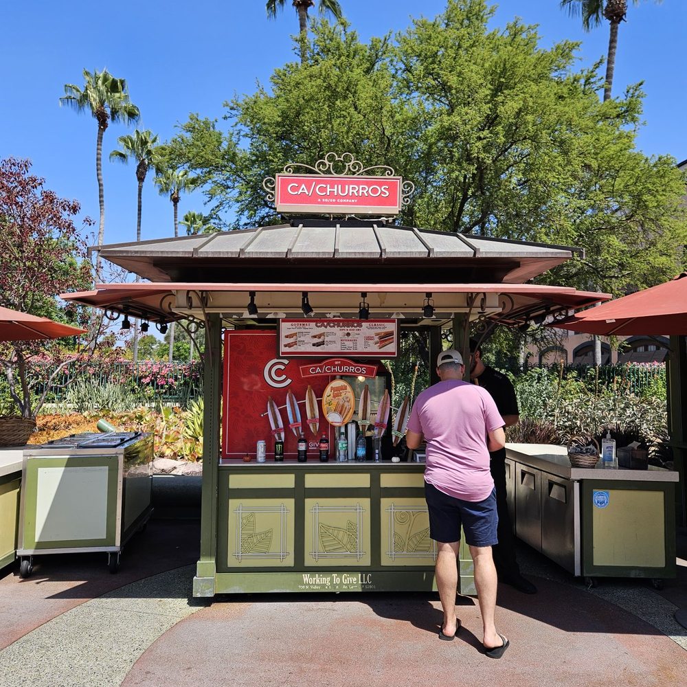 California Churro Cart - Churros cart near the Downtown Disney entrance - Desserts Near Me - Anaheim, California