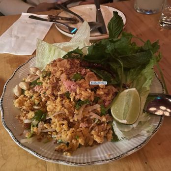 Lao Lao Bar - Coconut crispy rice 0/5 (so sour) - Laotian Near Me - Toronto, Ontario