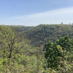 Hog Wild Adventures - First peak is the halfway point we're heading to, but first a pass through the valley below.