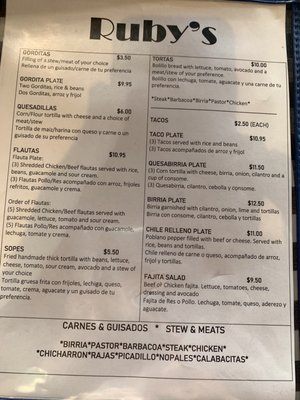 Menu photo 3 Ruby's Snacks Graham, TX