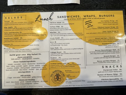 Menu photo 3 The Buttercup Cafe Barnstable, MA Menu photo 3 The Buttercup Cafe Barnstable, MA