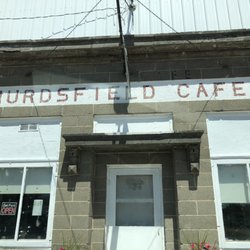 Hurdsfield Cafe - Outside. They just closed at 1:30 as we pulled up :( but were very friendly
