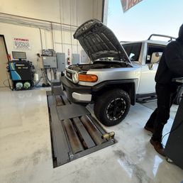 Smog testing area Smog testing area