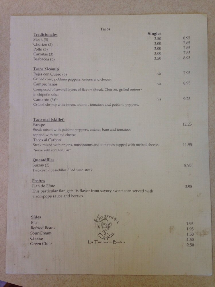 Xicamiti La Taquería Bistro
