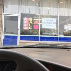 The front of store. It doesn't have a very large sign so watch out for it!