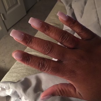LV Nails & Spa - Just got new set on Friday today's Monday and my nail is already brokenn - Nail Salons Near Me - Missouri City, Texas