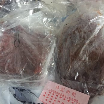 Ling Kee Beef Jerky - Got the beef jerky + chicken jerky + pork jerky (regular) - Chinese Near Me - New York, New York Ling Kee Beef Jerky - Got the beef jerky + chicken jerky + pork jerky (regular) - Chinese Near Me - New York, New York