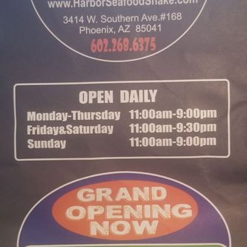 Harbor Seafood Cajun House - Hours , address - Seafood Near Me - Phoenix, Arizona