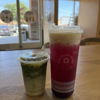 Tram Cream Coffee - Matcha latte and Running Dragon - Coffee & Tea Near Me - Sacramento, California