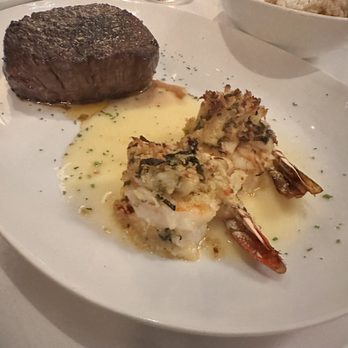 Eddie V's Prime Seafood - Blacked Filet Two Crab-Stuffed Jumbo Gulf Shrimp - Seafood Near Me - Mclean, Virginia Eddie V's Prime Seafood - Blacked Filet Two Crab-Stuffed Jumbo Gulf Shrimp - Seafood Near Me - Mclean, Virginia