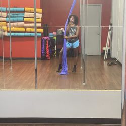 Divas and Dolls Fitness - Pole silks is offered here