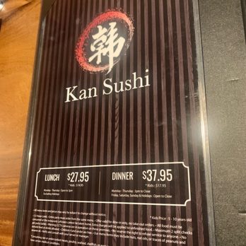 Kan Sushi - Sushi Bars Near Me - Honolulu, Hawaii