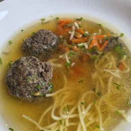Chicken Broth Soup with liver