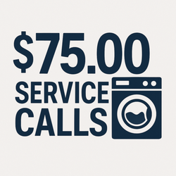 Budget Appliance Repair - 75.00$ service call if you want us to do the repair the service call is waived