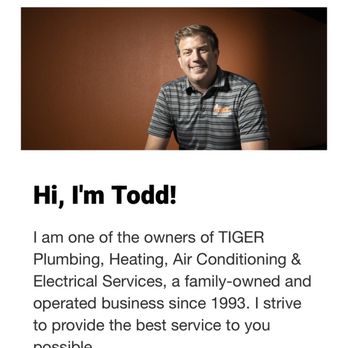 Tiger Plumbing, Heating, Air Conditioning, & Electrical Services - Heating & Air Conditioning/HVAC Near Me - Springfield, Illinois Tiger Plumbing, Heating, Air Conditioning, & Electrical Services - Heating & Air Conditioning/HVAC Near Me - Springfield, Illinois