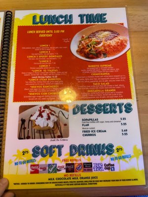 Menu photo 1 Las Palmas Mexican Restaurant Cumming, GA Menu photo 1 Las Palmas Mexican Restaurant Cumming, GA