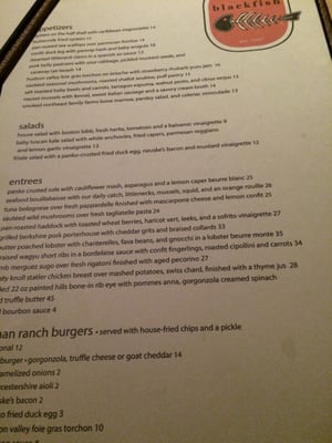 Menu photo 4 Blackfish Truro, MA