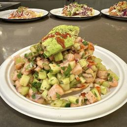 Fish Ceviche Tostada