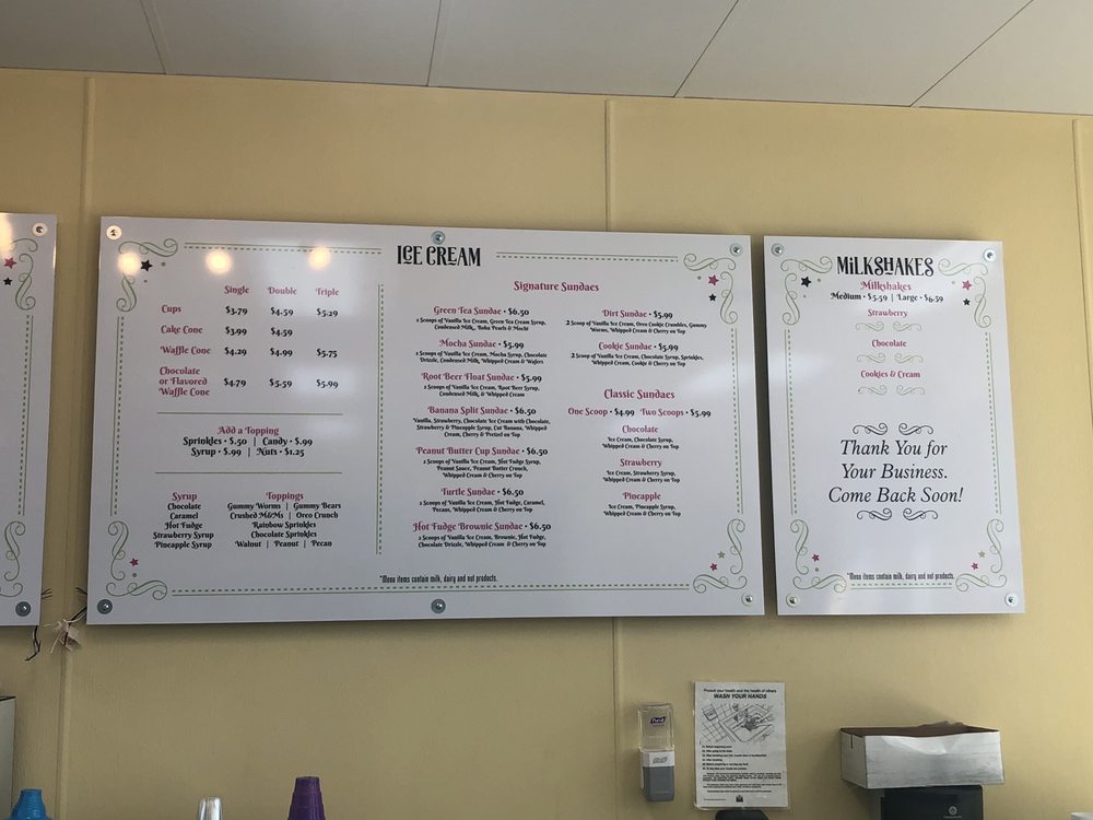 BALA ICE CREAM Updated May 2024 8860 Cartersville Hwy, Dallas