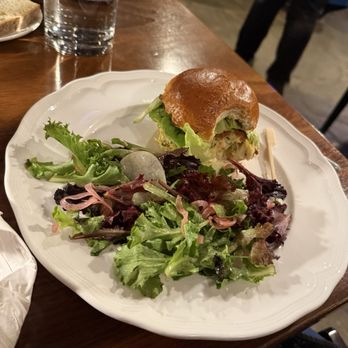 Zinnia - Crab Cake Sandwich - Cocktail Bars Near Me - Silver Spring, Maryland