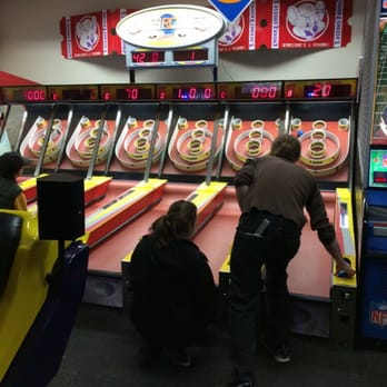 Chuck E. Cheese - Some folks who haven't realized tickets won't print. Only about 2 of these games were working correctly. - Pizza Near Me - Anchorage, Alaska