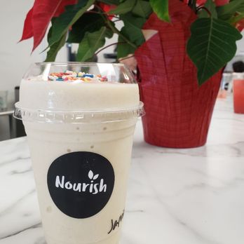 Healthy Habits - 'Birthday Cake' speciality shake. - Juice Bars & Smoothies Near Me - Folsom, California