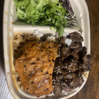 Glaze Teriyaki - Salmon & Steak Combo Bowl - Caterers Near Me - New York, New York Glaze Teriyaki - Salmon & Steak Combo Bowl - Caterers Near Me - New York, New York