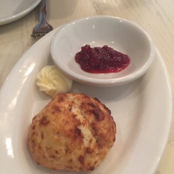 TAVERNA - Prosciutto scone with house raspberry jam - Italian Near Me - Jacksonville, Florida