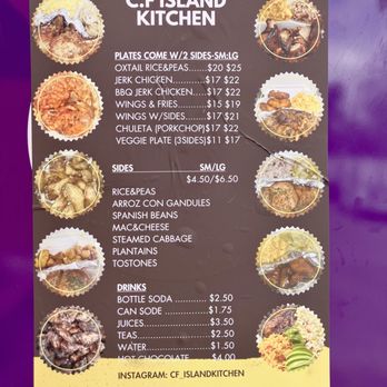 CF Island Kitchen - Menu - Caribbean Near Me CF Island Kitchen - Menu - Caribbean Near Me