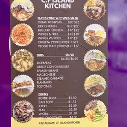 CF Island Kitchen - Menu