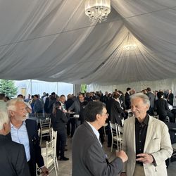 Avante Banquets & Conference Center - The Tent outside the hall where we were able to enjoy a drink and a cigar
