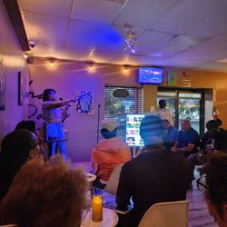 Demhaj Poetry Lounge - The stage