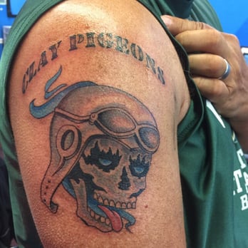 Legacy Blue Tattoo Studio - Tattoo by John. 306th Bombing group. WWII 1944 - Piercing Near Me - Tampa Bay, Florida Legacy Blue Tattoo Studio - Tattoo by John. 306th Bombing group. WWII 1944 - Piercing Near Me - Tampa Bay, Florida