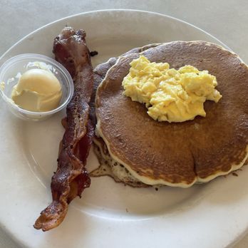 Jack's Whittier Restaurant - Kid's hotcakes with bacon and eggs - Breakfast & Brunch Near Me - Whittier, California Jack's Whittier Restaurant - Kid's hotcakes with bacon and eggs - Breakfast & Brunch Near Me - Whittier, California