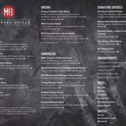 Millcreek Grille - Millcreek Grille menu