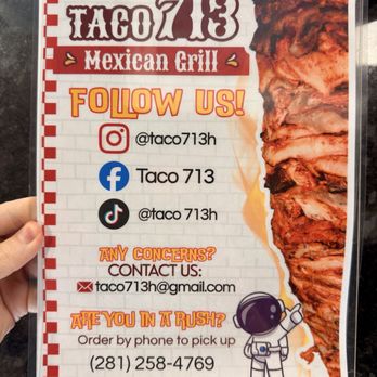 Taco 713 - Socials flyer - Tacos Near Me - Houston, Texas Taco 713 - Socials flyer - Tacos Near Me - Houston, Texas