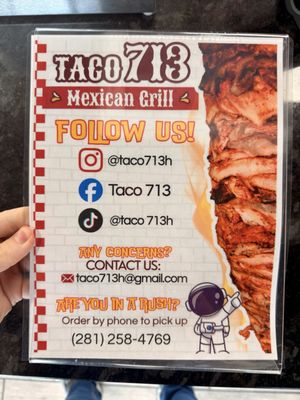 Menu photo 3 Taco 713 Houston, TX Menu photo 3 Taco 713 Houston, TX