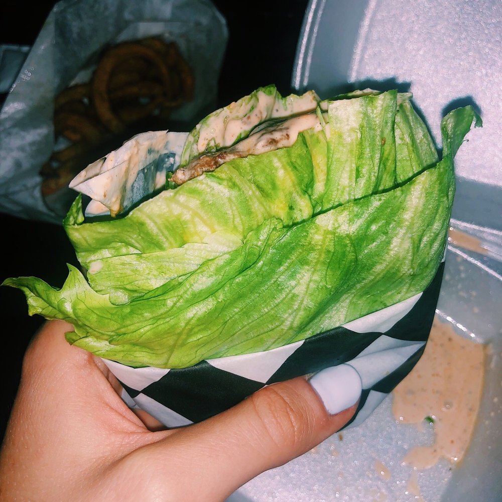 Lettuce burger