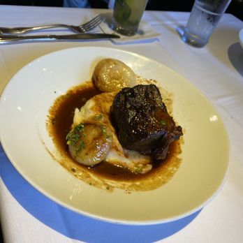 Tarpy's - Braised Short Rib with Roasted Garlic Mashed Potatoes - New American Near Me - Monterey, California Tarpy's - Braised Short Rib with Roasted Garlic Mashed Potatoes - New American Near Me - Monterey, California